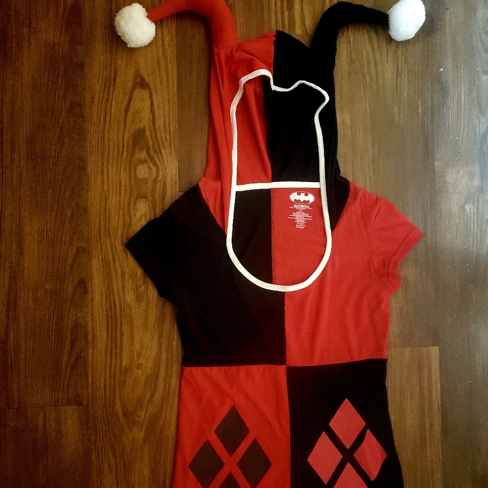 Womens junior medium Harley Quinn hooded top